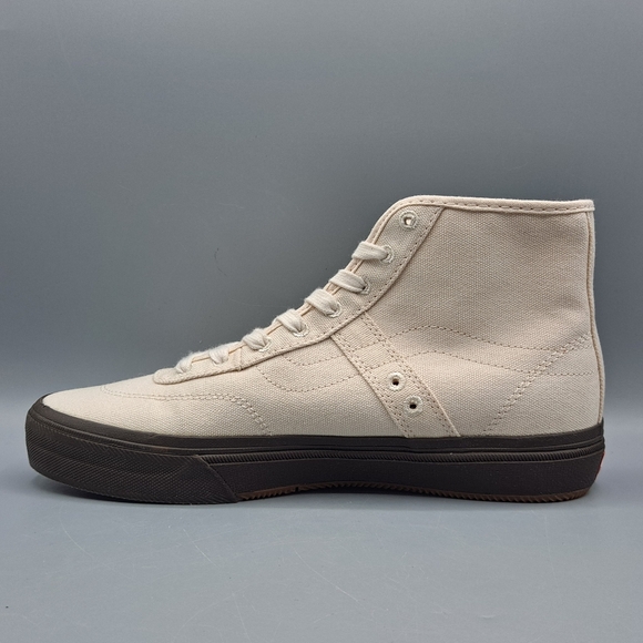 New Vans x Quasi Skateboards Gilbert Crockett High Decon Cream Canvas and Brown - Picture 3 of 11